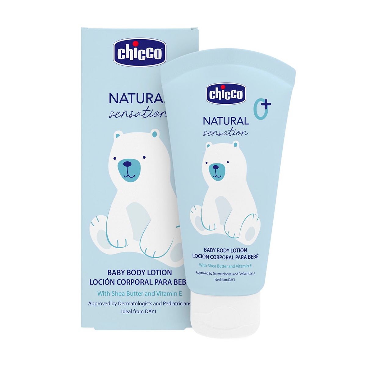 Crema corporal NATURAL sensation Chicco 150ml 0m+ - Azul claro Azul claro-5