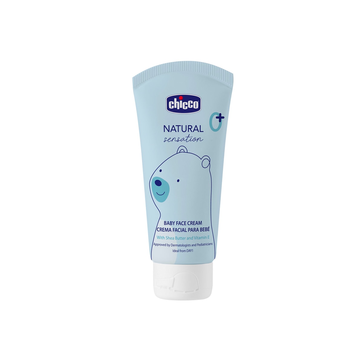 Imagen 0 de Crema facial NATURAL sensation Chicco 50ml 0m+ Azul claro