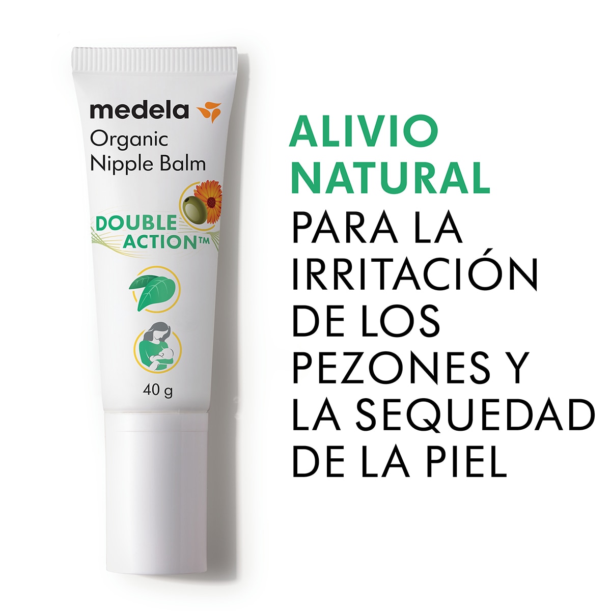 Bálsamo de Mamilos Orgânico e Vegano - 40 g Branco-2
