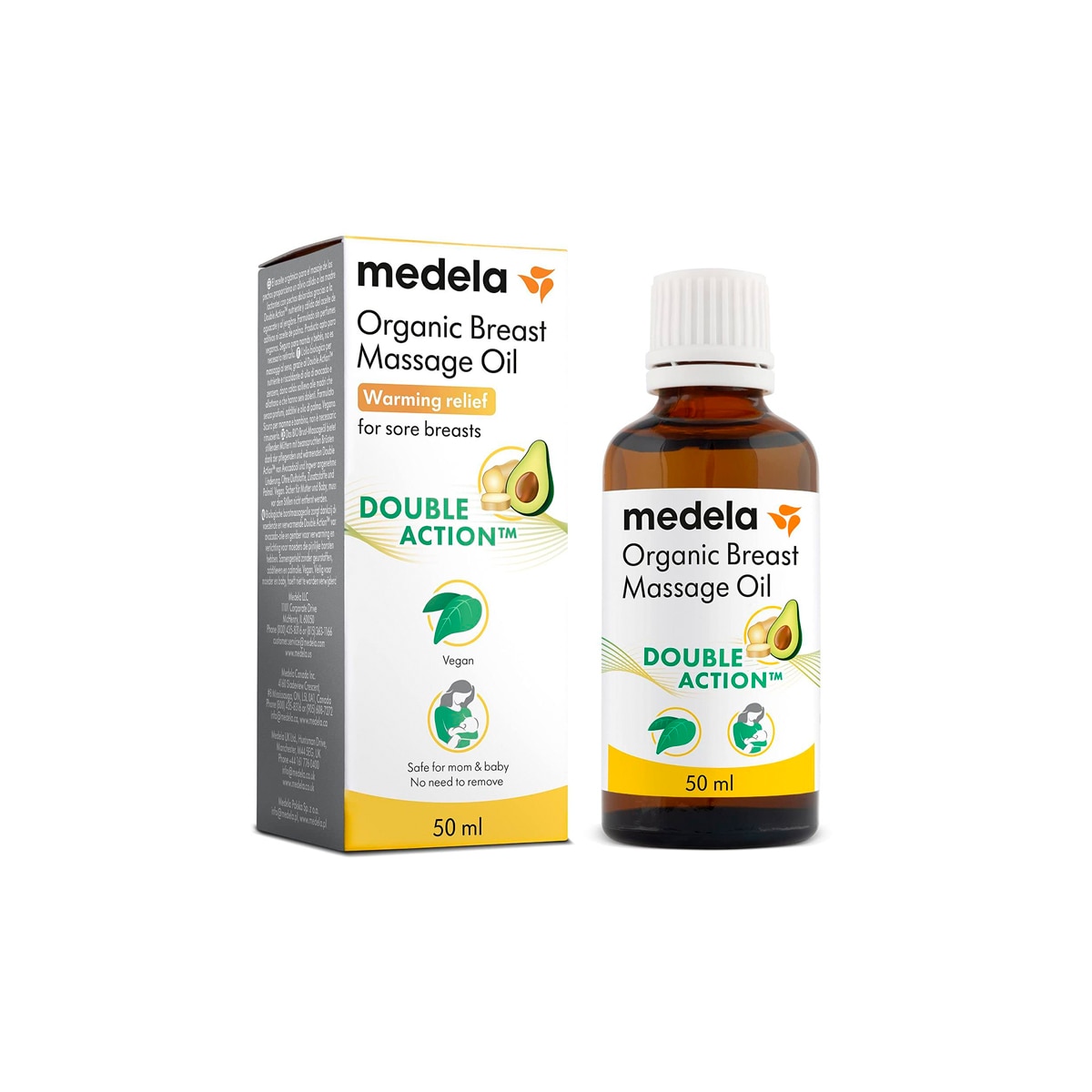 Imagem 0 de Óleo Orgânico e Vegano para Massagem de Peito - 50 ml
