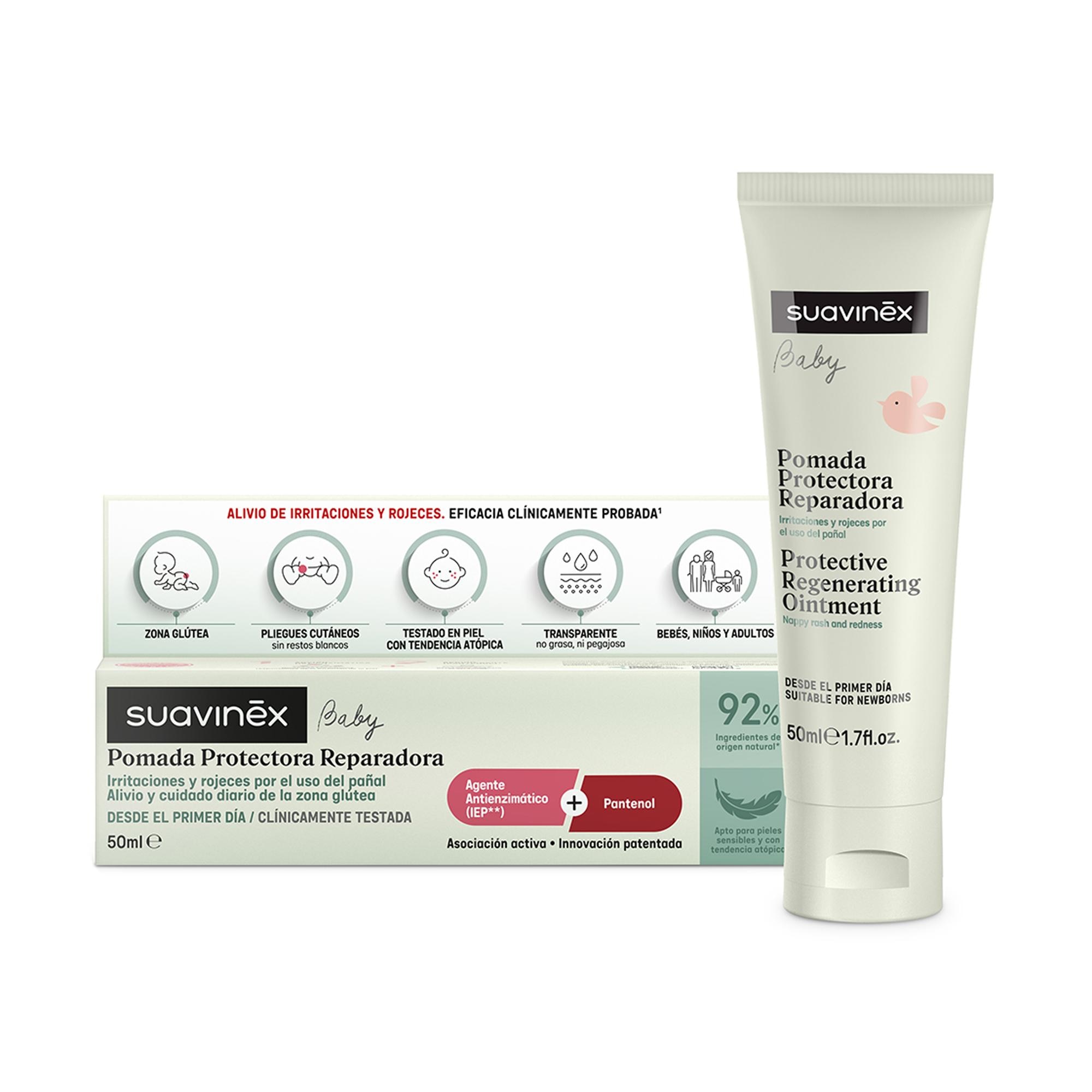 Creme protetor e reparador Suavinex para fraldas 50 ml Branco-3