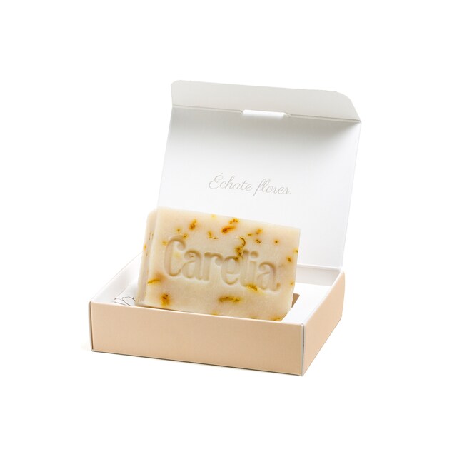 Jabón Carelia de Caléndula Ecocarelia Natural Care blanco