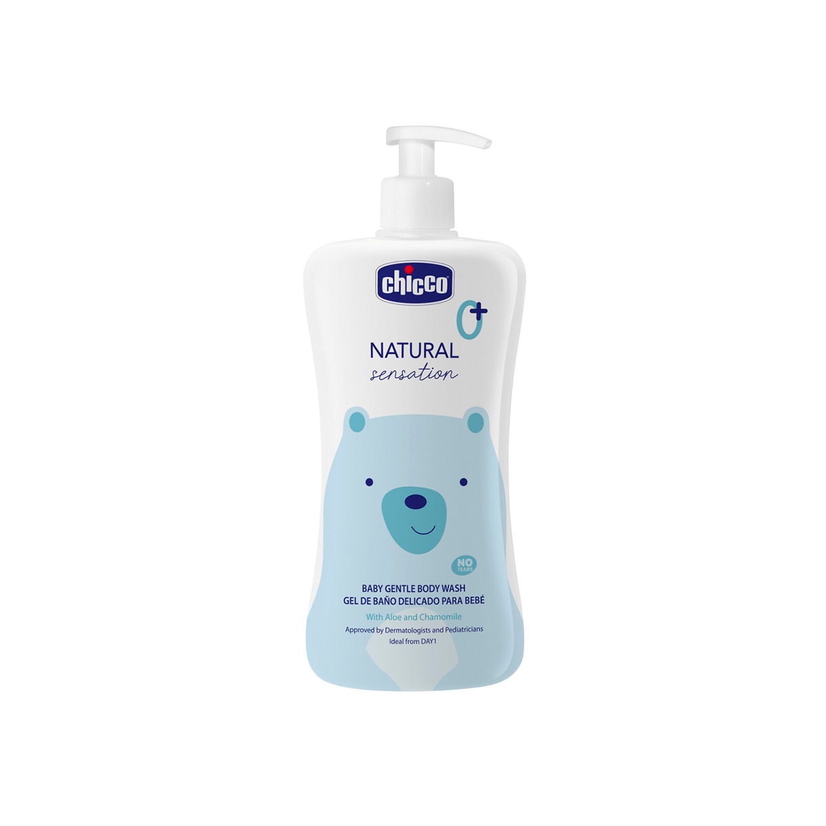 Imagen 0 de Gel de baño NATURAL sensation Chicco 500ml 0m+ Azul claro