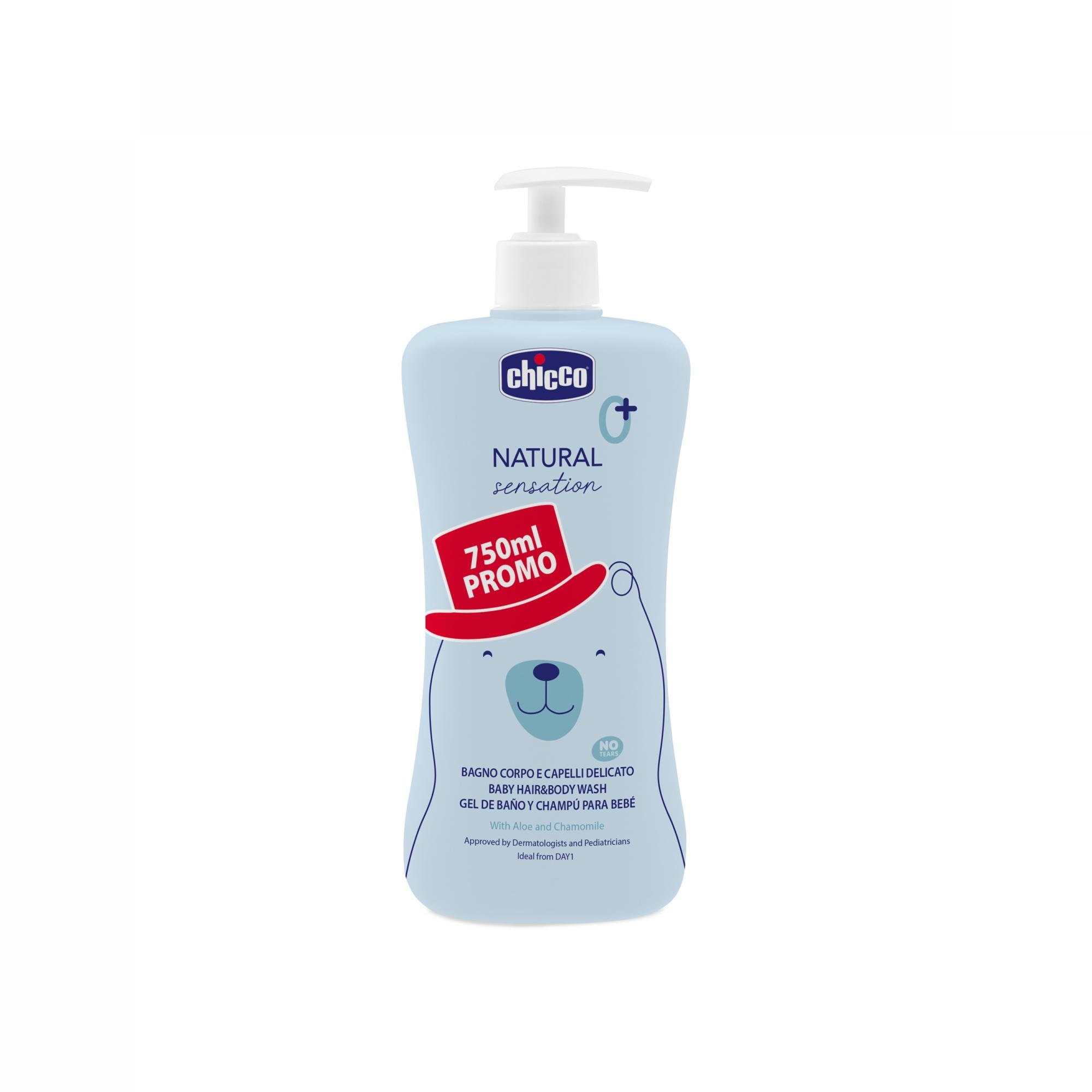 Imagen 0 de Gel de baño y champu Chicco Natural sensation 750ml Azul claro