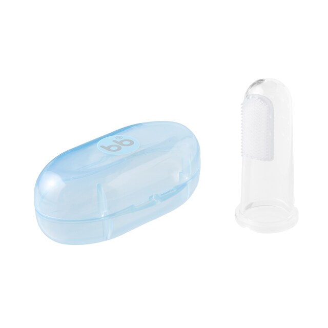 Cepillo de dientes bbest de silicona (+3 M.) transparente