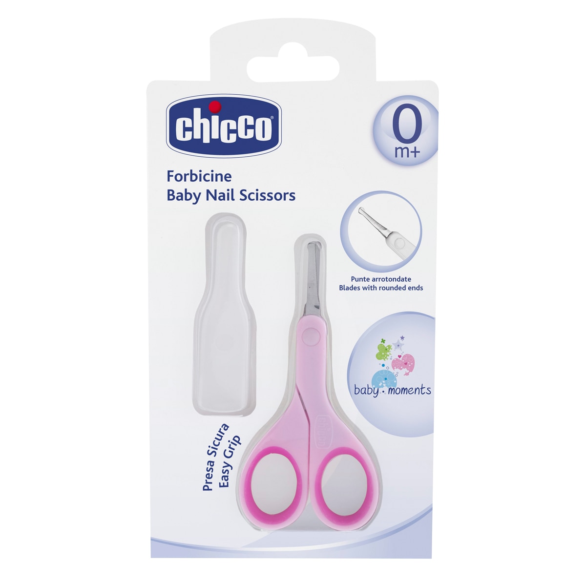 Tijeras de Seguridad Chicco con Protector - Rosa Flamingo Rosa Flamingo-2