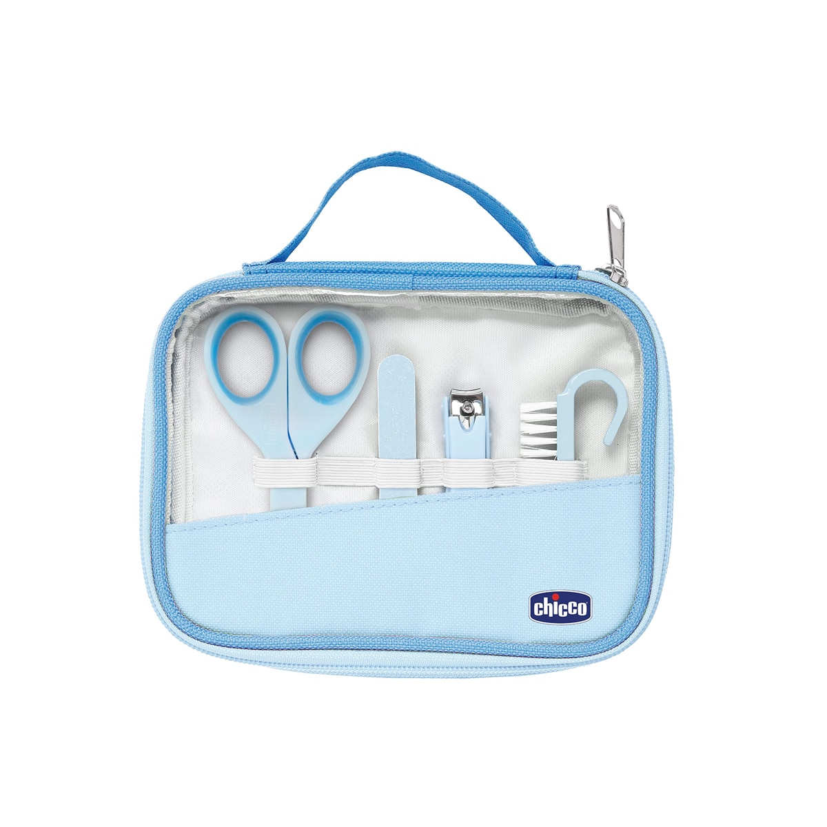 Imagem 0 de Nécessaire Chicco Conjunto de cuidado de unhas Happy Hands azul
