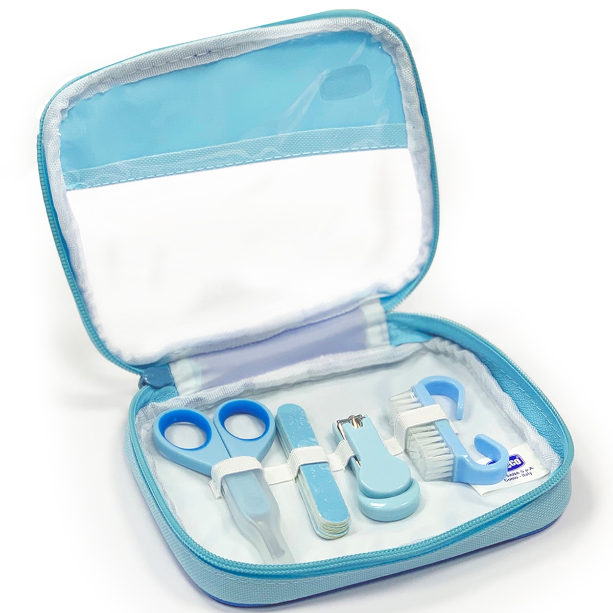 Nécessaire Chicco Conjunto de cuidado de unhas Happy Hands azul Azul-2