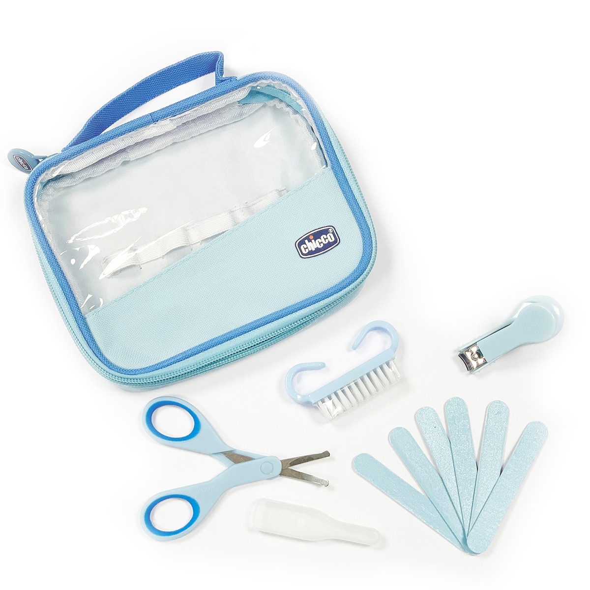 Nécessaire Chicco Conjunto de cuidado de unhas Happy Hands azul Azul-3