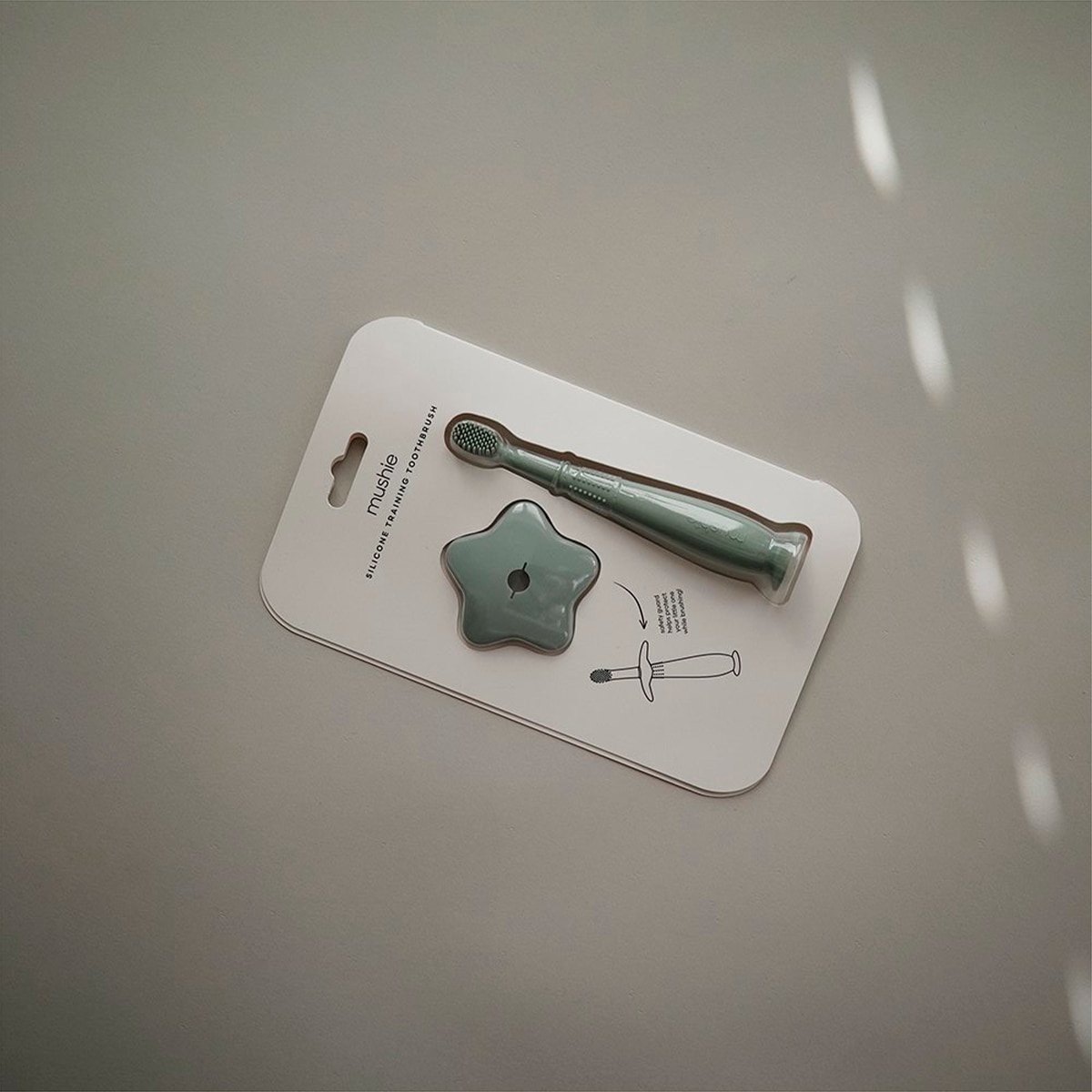 Escova de Dentes Star de Silicone Verde-3