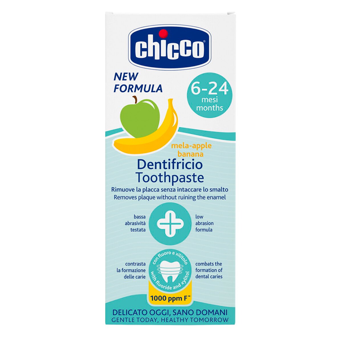 Pasta Dentífrica com Flúor Sabor Maçã-Banana (+6 M.) - Verde Verde-3