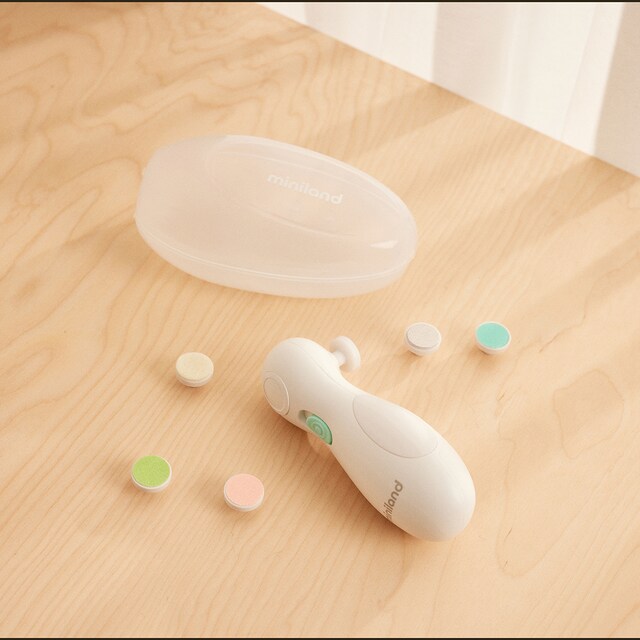 Imagen 0 de Lima de uñas eléctrica Miniland baby nail trimmer Blanco
