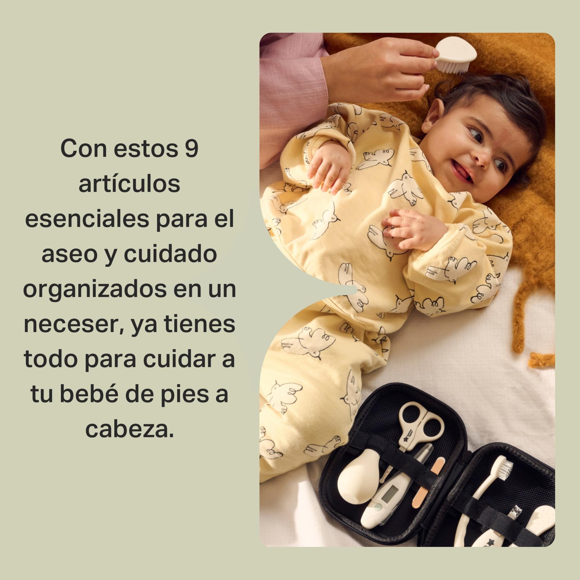 Set de Cuidado y Aseo Bebé Tommee Tippee con 9 accesorios Blanco Blanco-2