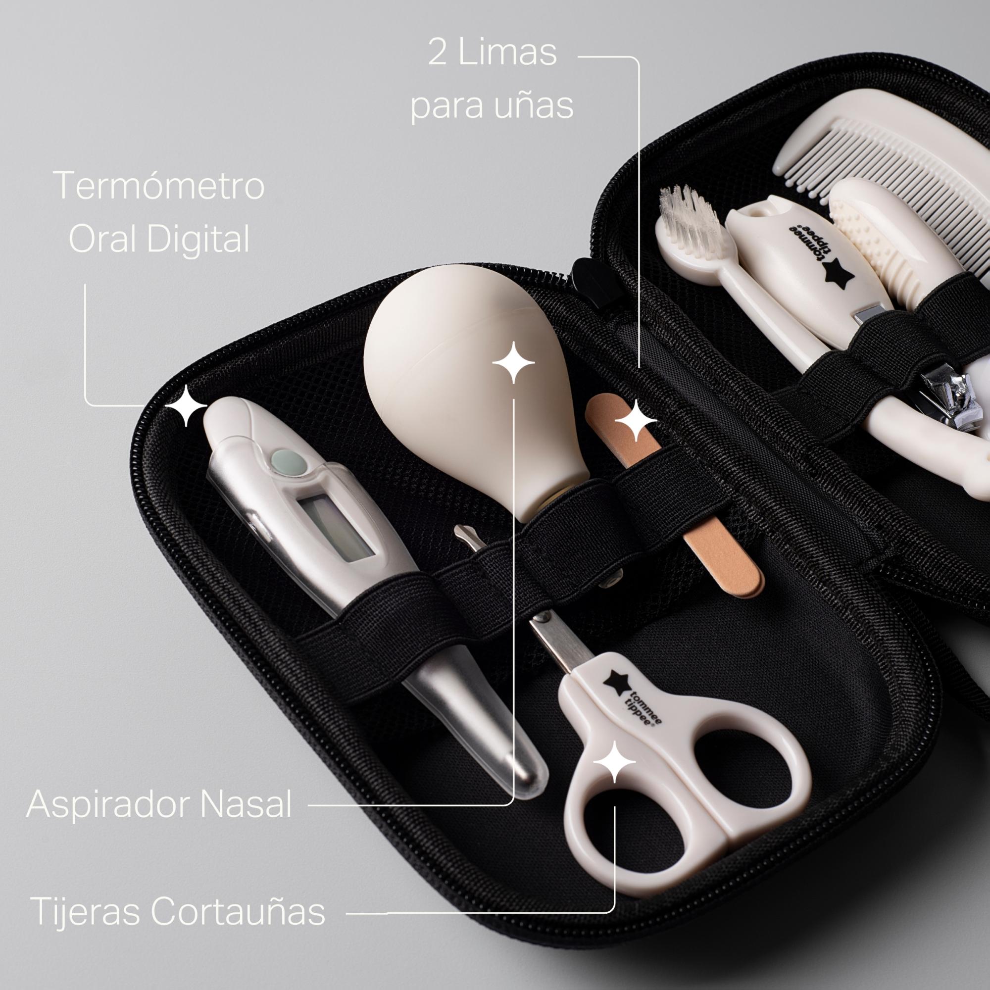 Set de Cuidado y Aseo Bebé Tommee Tippee con 9 accesorios Blanco Blanco-3
