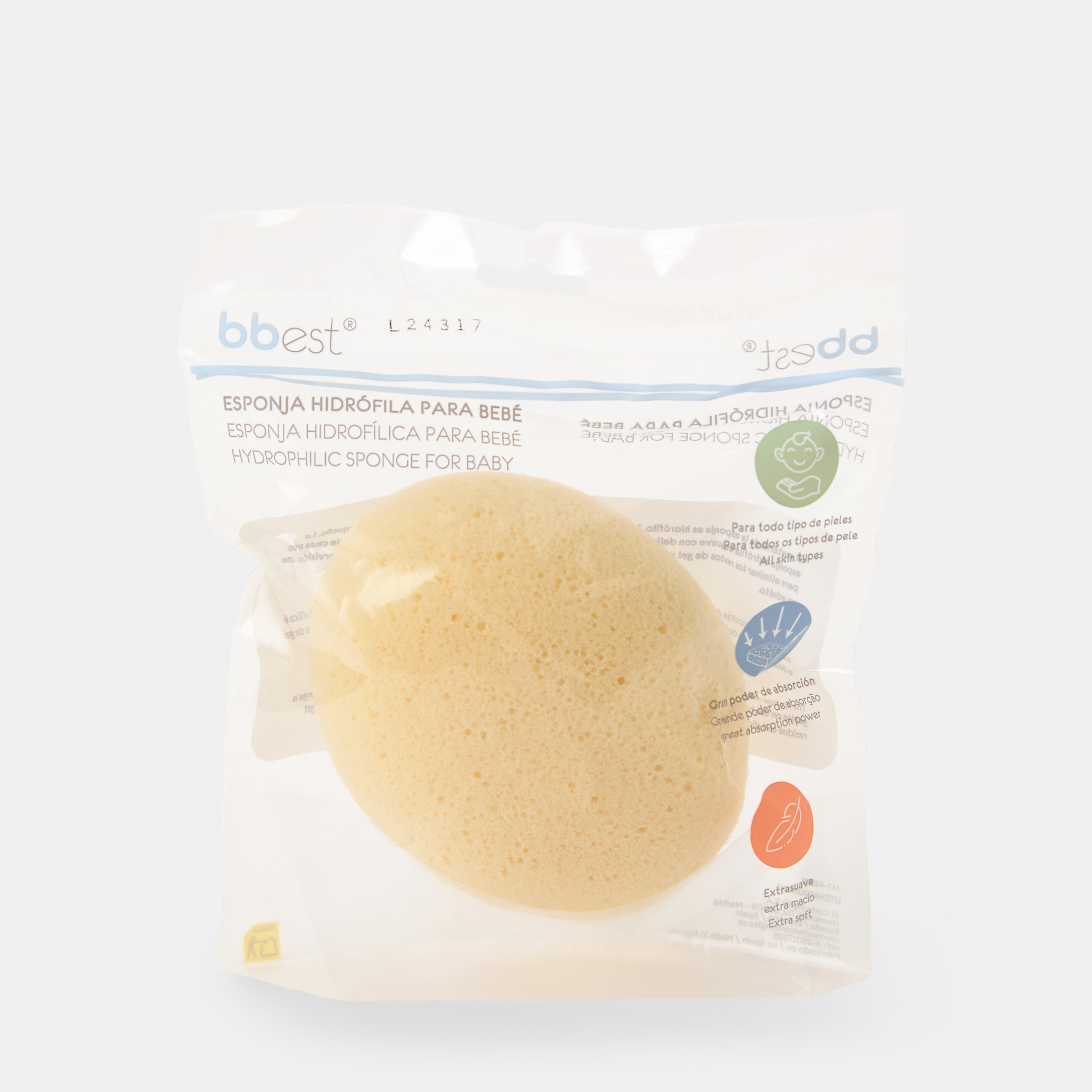 Esponja Hidrófila Amarelo-3