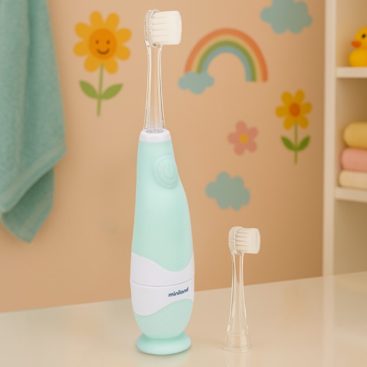 Imagen 0 de Repuesto cabezal cepillo de dientes Miniland Blanco hielo