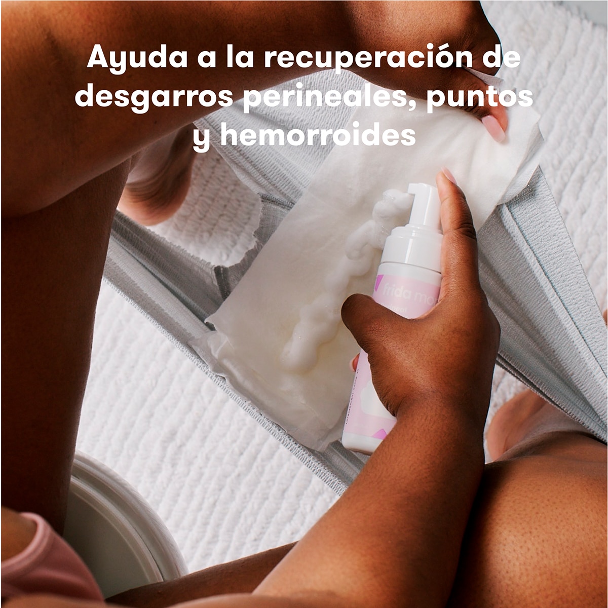 Espuma Refrescante para Tratamento de Feridas Perianais - 150 ml Branco-5