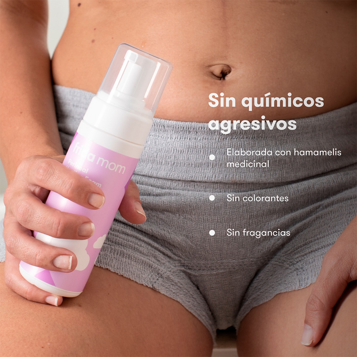 Espuma Refrescante para Tratamento de Feridas Perianais - 150 ml Branco-6