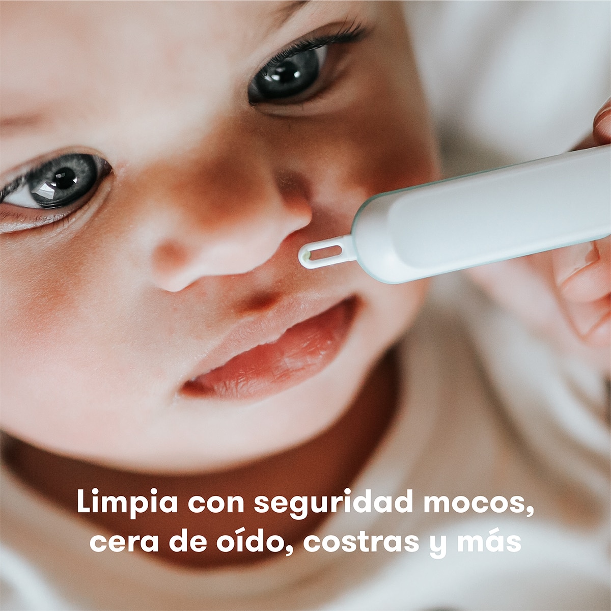 Limpador de Nariz, Unhas e Orelhas 3 em 1 Branco-5