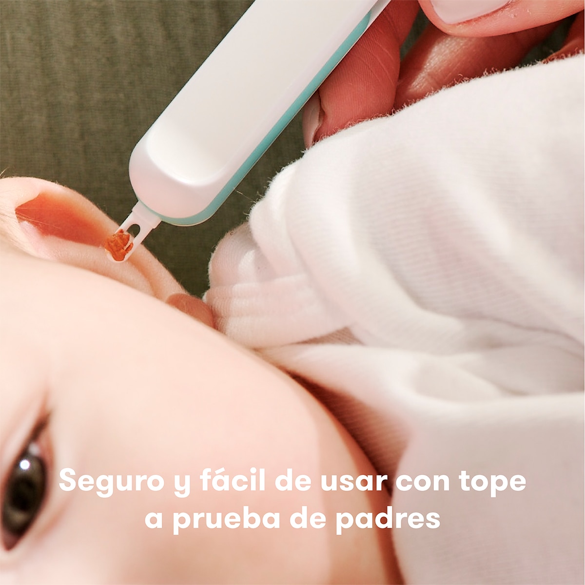 Limpador de Nariz, Unhas e Orelhas 3 em 1 Branco-6