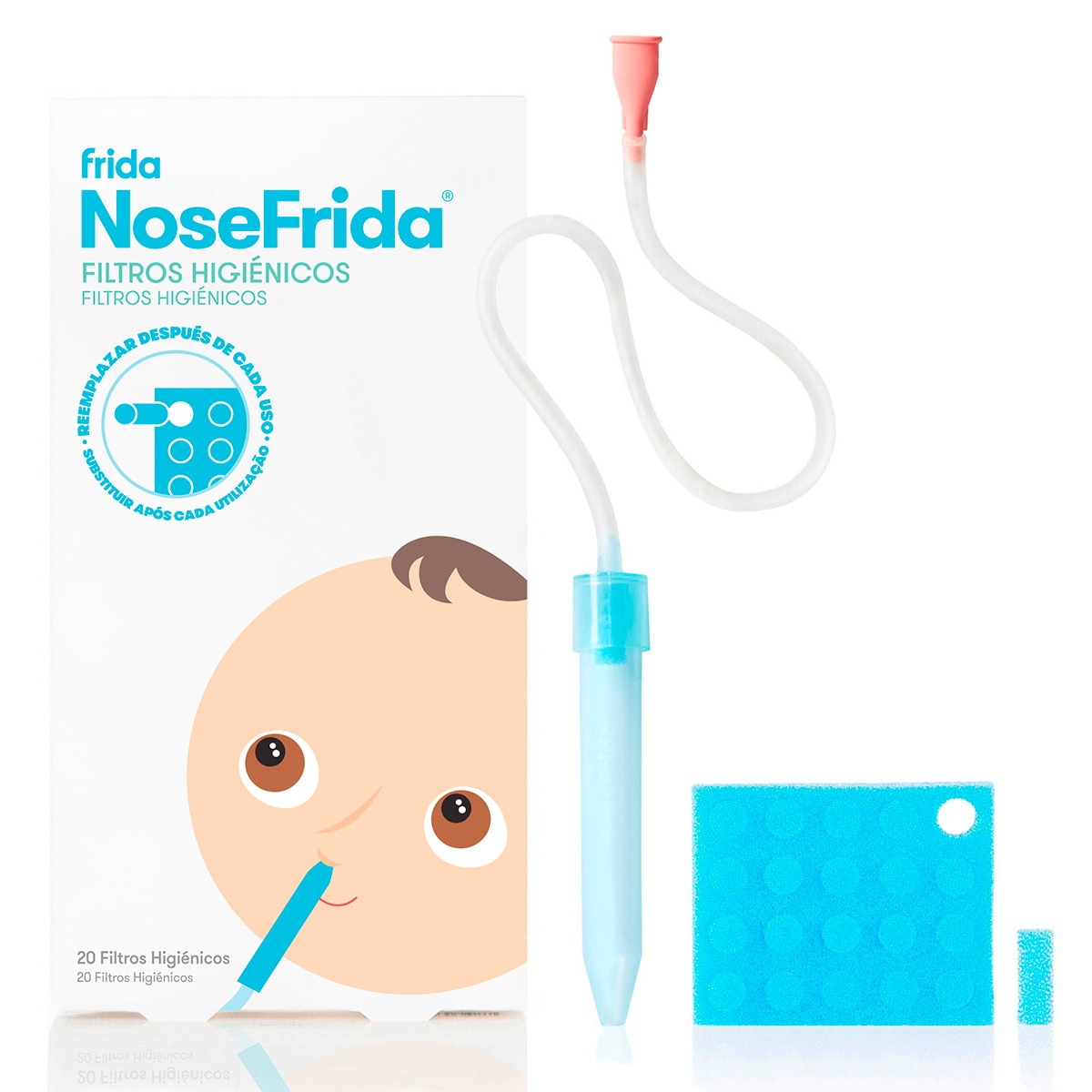 Imagem 0 de Filtros de Aspirador Nasal - 20 Unid.