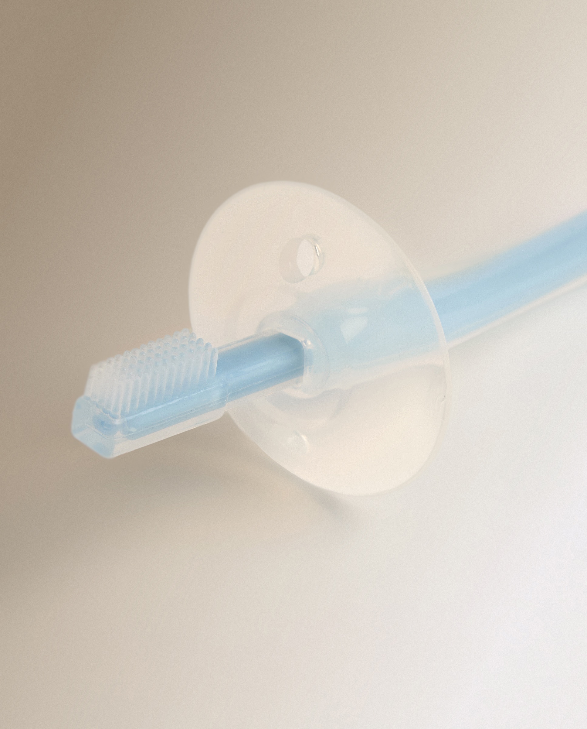 Escovas de Dentes de Silicone com Protetor Azul Electric-2