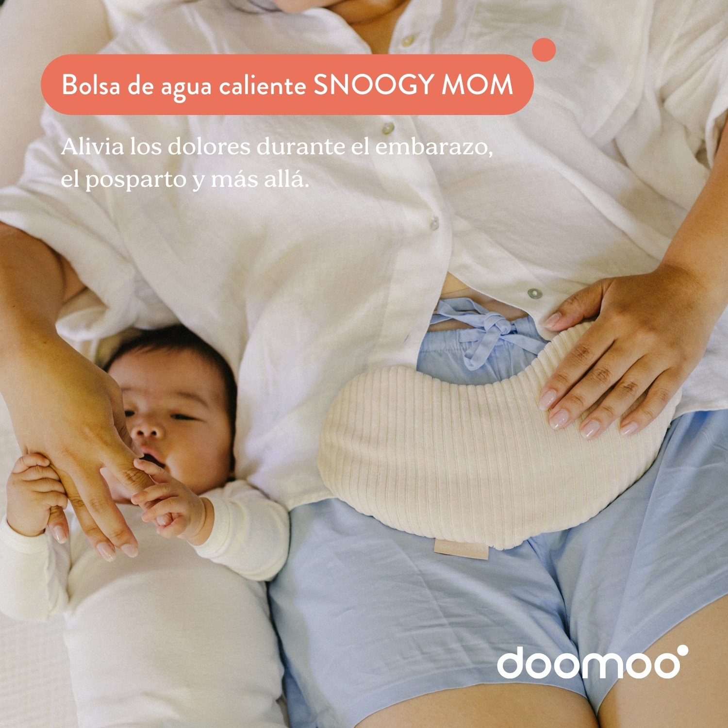 Almohadilla Térmica Doomoo Snoogy Mom - Crudo Crudo-4