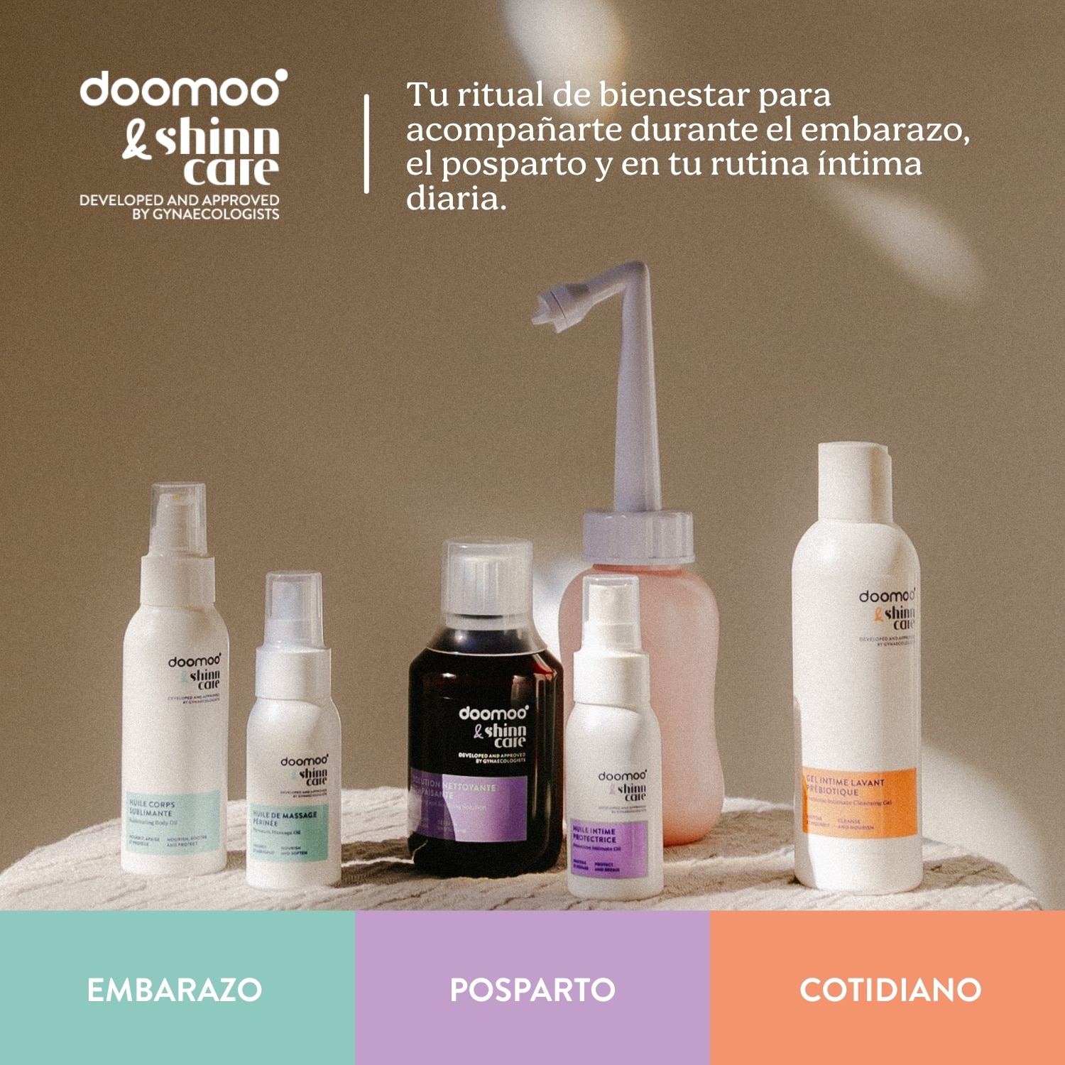 Botella lavado perianal Doomoo & Shinn Care - Rosa claro Rosa claro-9