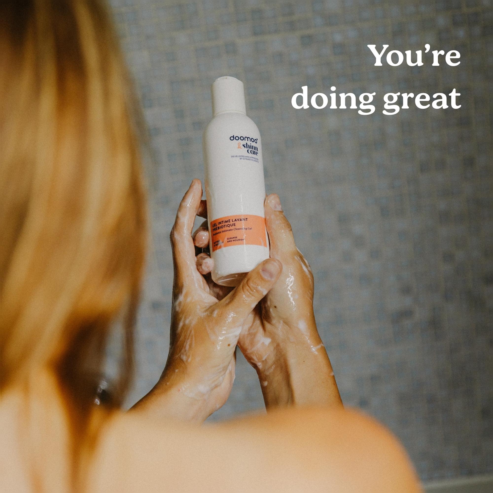 Gel íntimo limpiador probiotico Doomoo & Shinn Care 200ml - Blanco Blanco-7