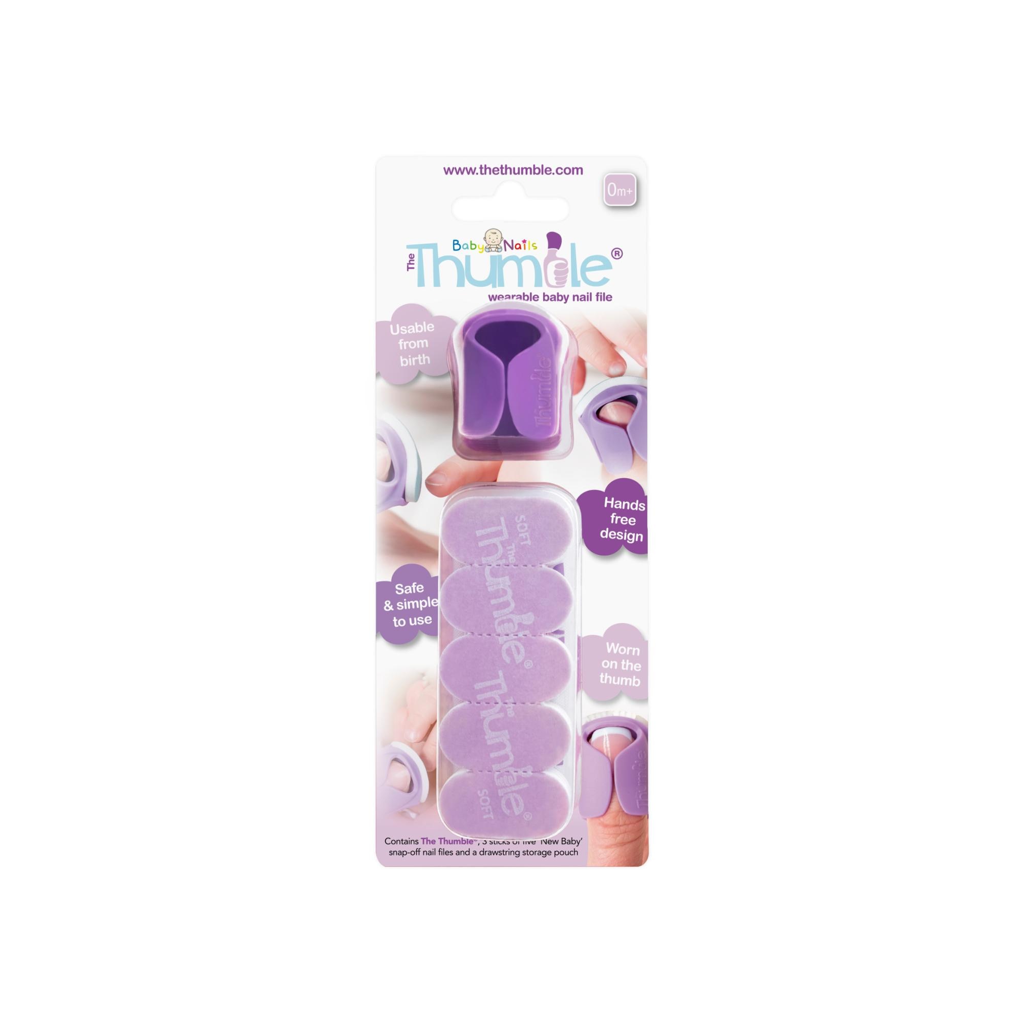 Lima de Unhas de Dedos + 15 Recargas Roxo-4