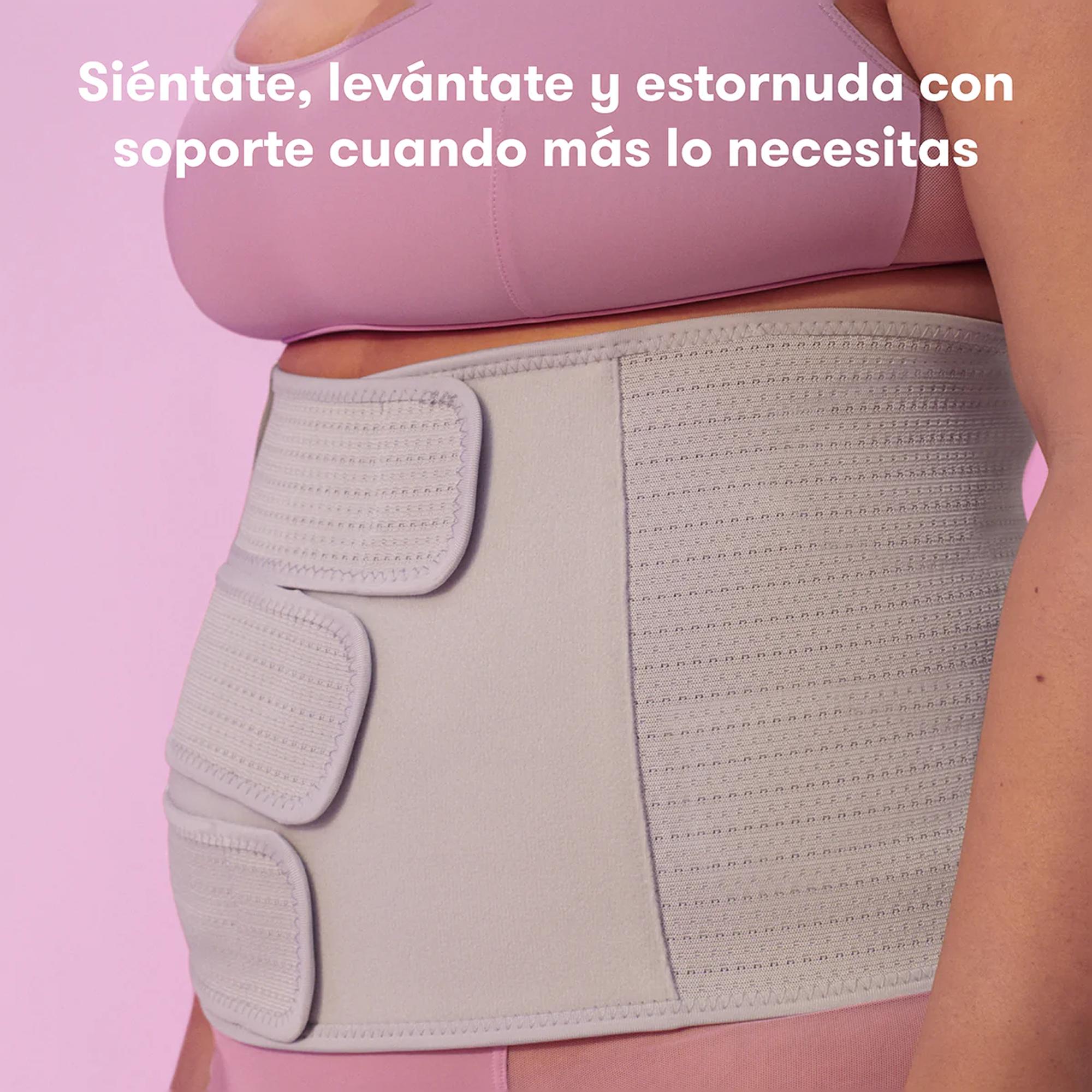 Cinta de Suporte Abdominal Pós-Parto Frida Cinzento-claro-3