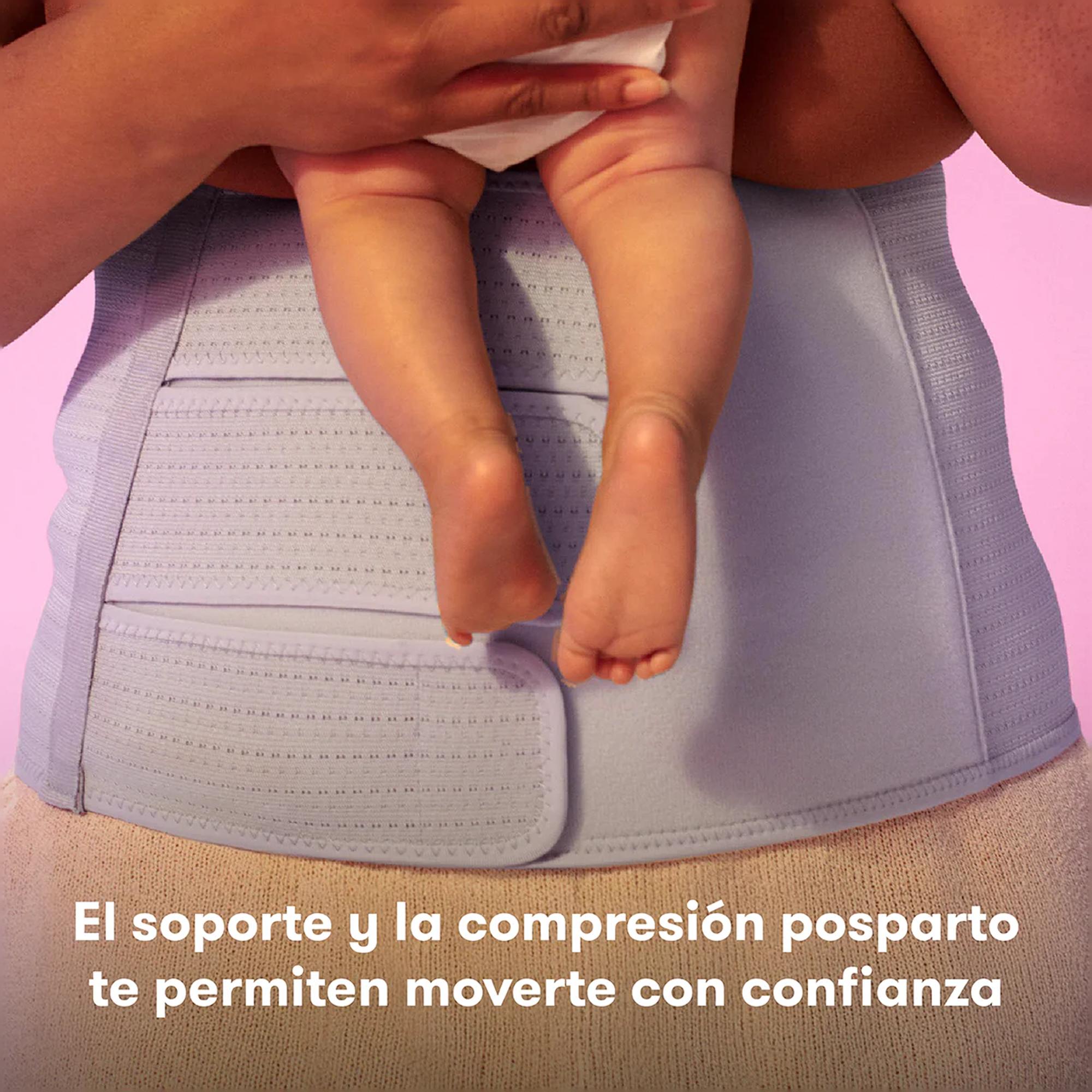 Cinta de Suporte Abdominal Pós-Parto Frida Cinzento-claro-4