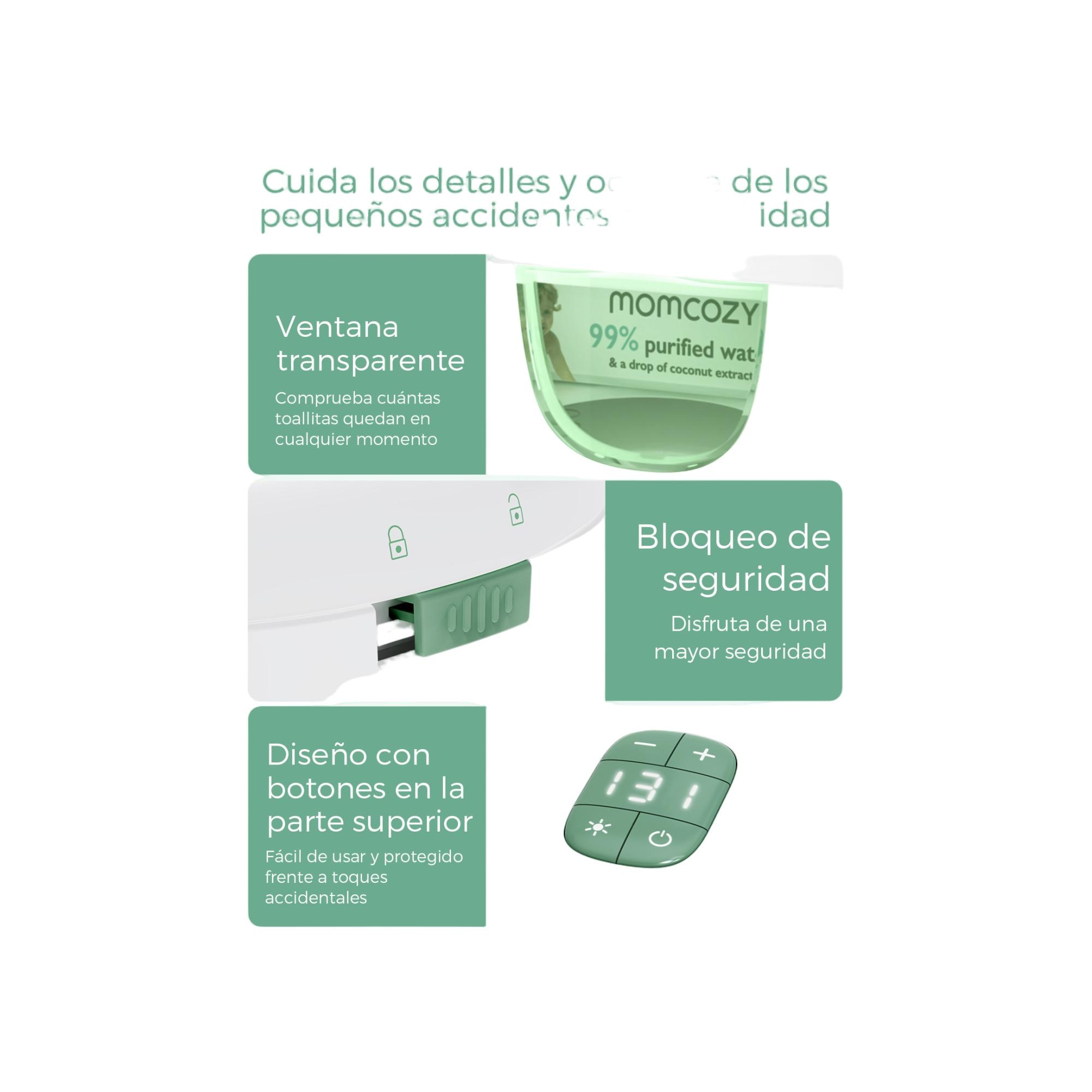 Aquecedor de Toalhitas para Bebés Branco-6