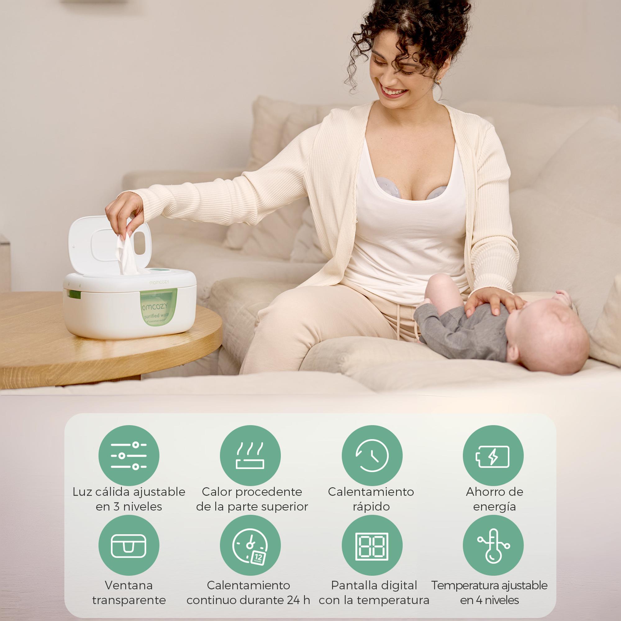 Aquecedor de Toalhitas para Bebés Branco-7