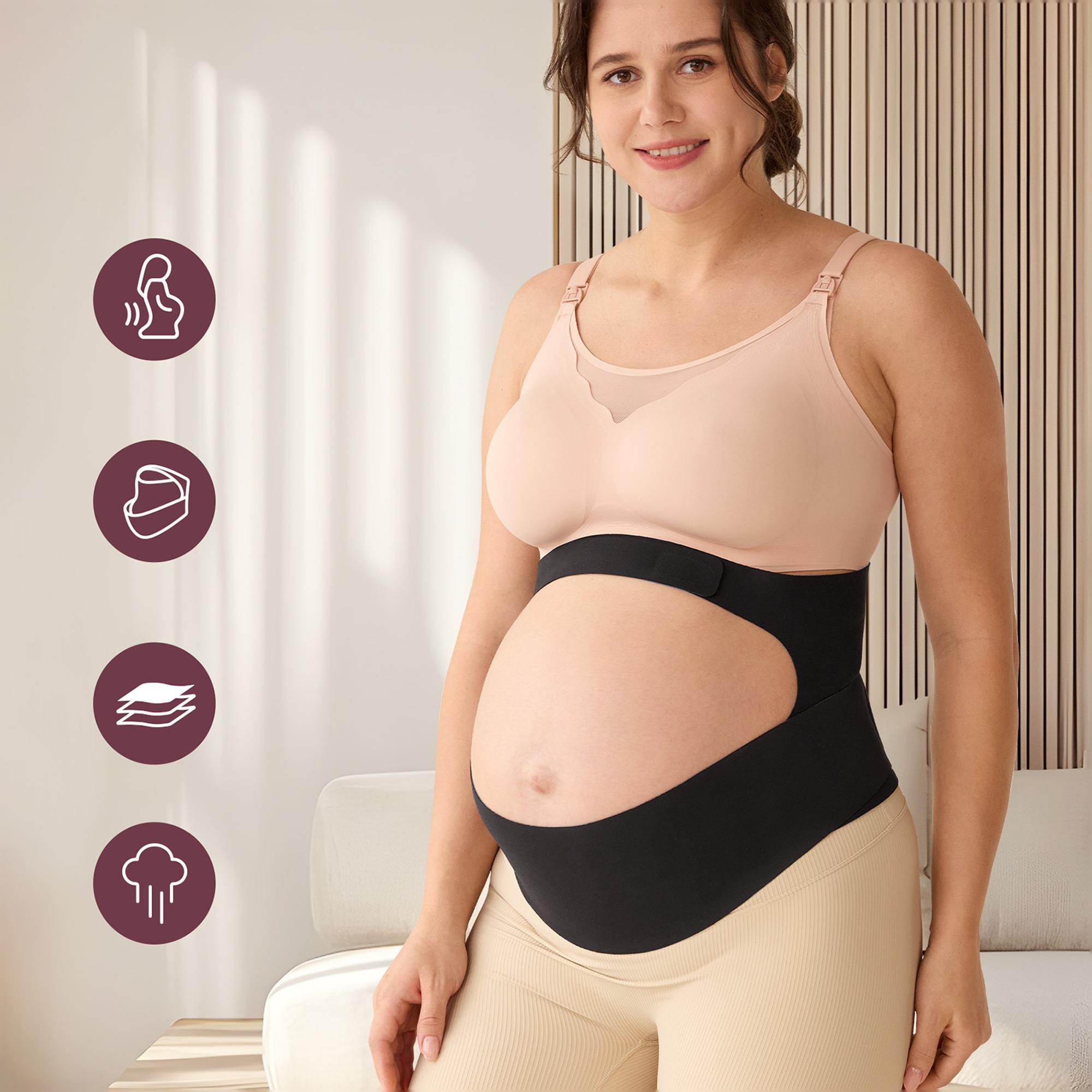 Faixa Maternal para Gravidez Preto-3