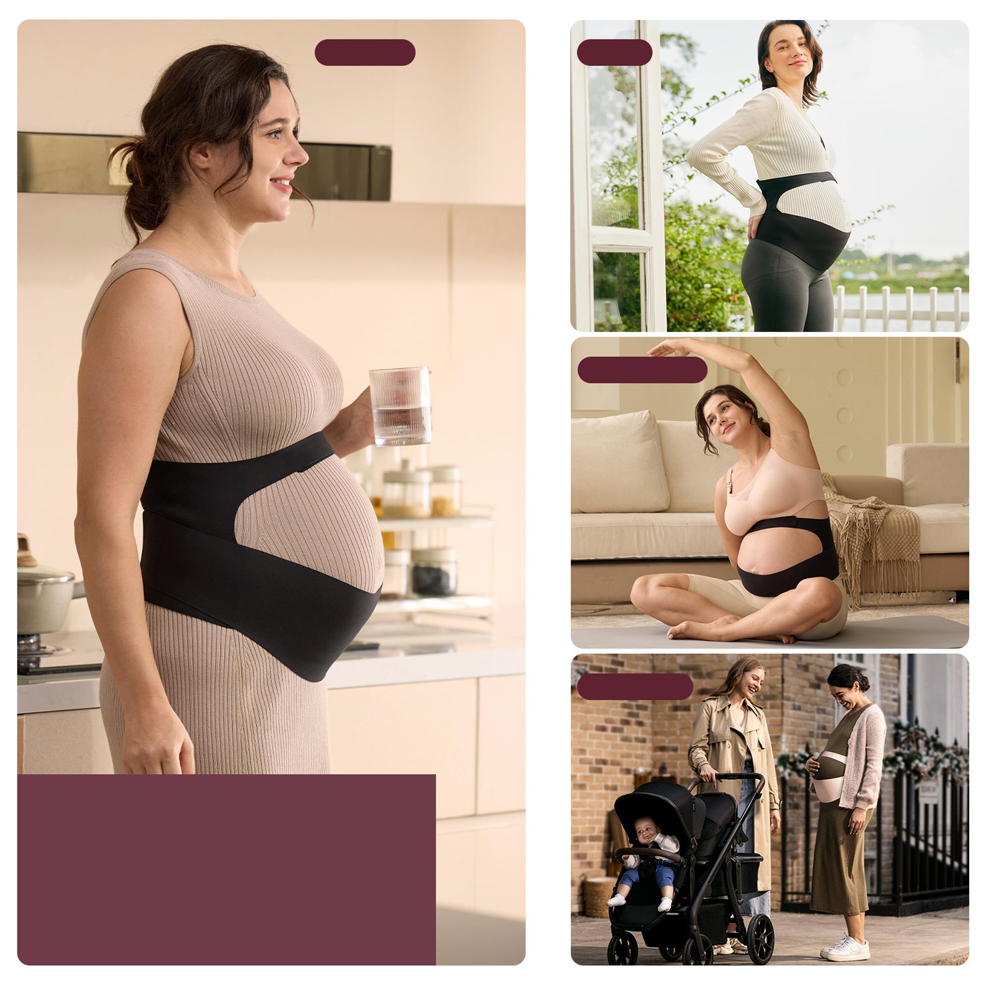 Faixa Maternal para Gravidez Preto-4