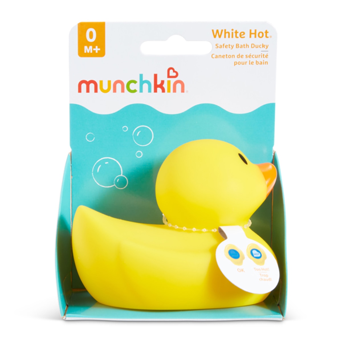 Patito Baño Munchkin con sensor de temperatura Amarillo-2