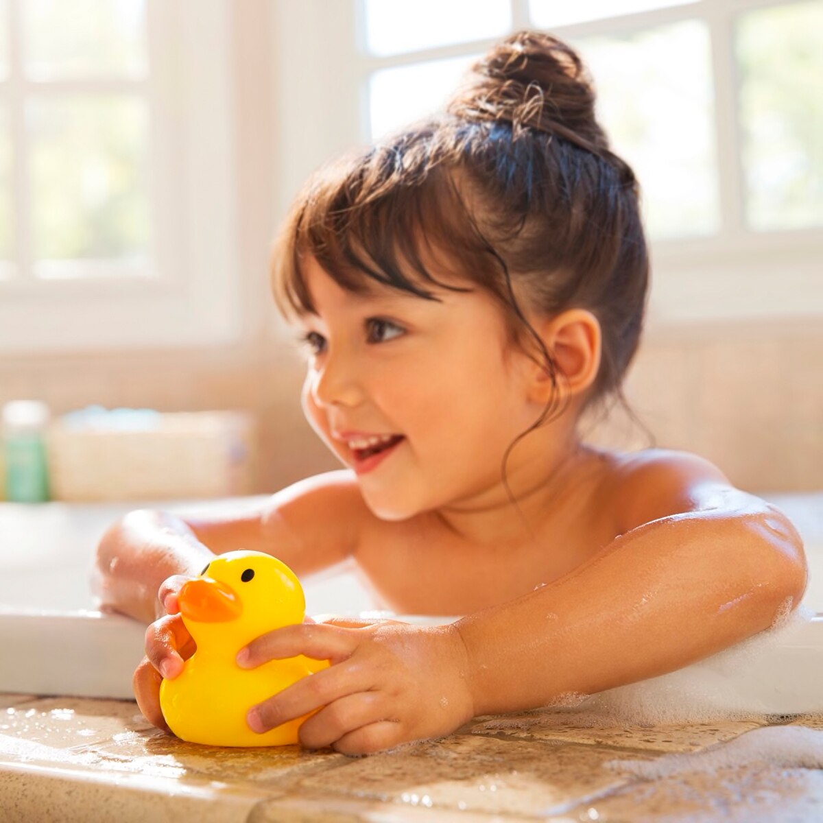 Patito Baño Munchkin con sensor de temperatura Amarillo-7