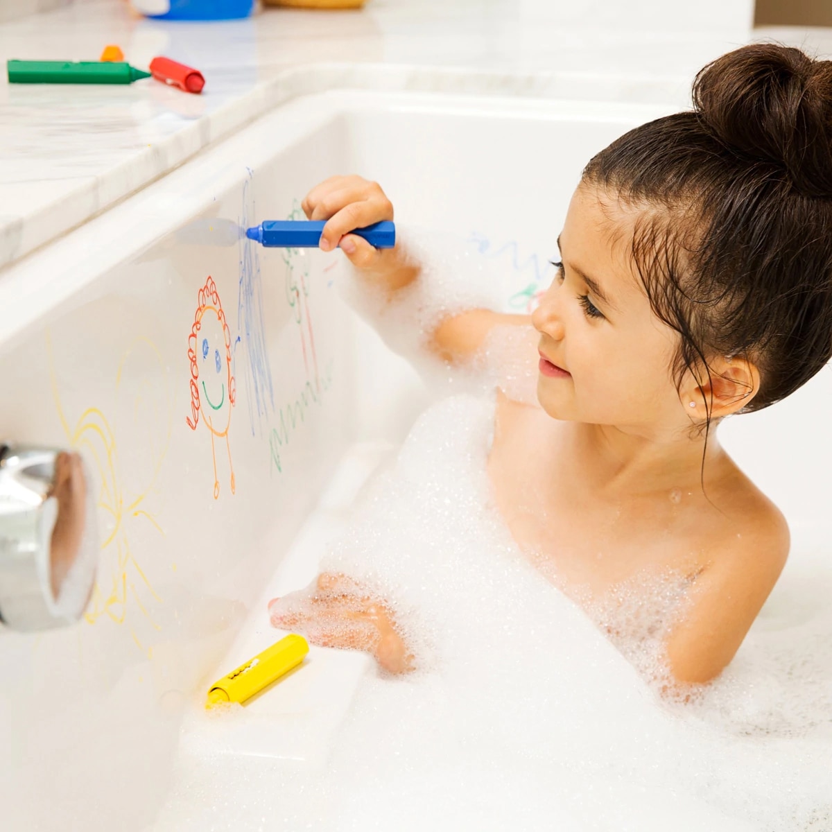 Ceras para la bañera (5 ud.) Multicolor-5