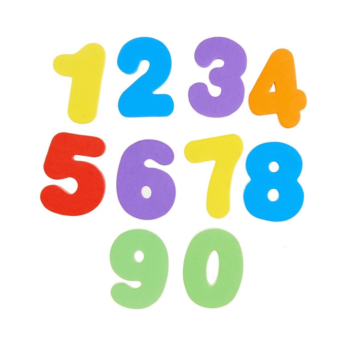 Letras y números para la bañera (36 ud.) Multicolor-2