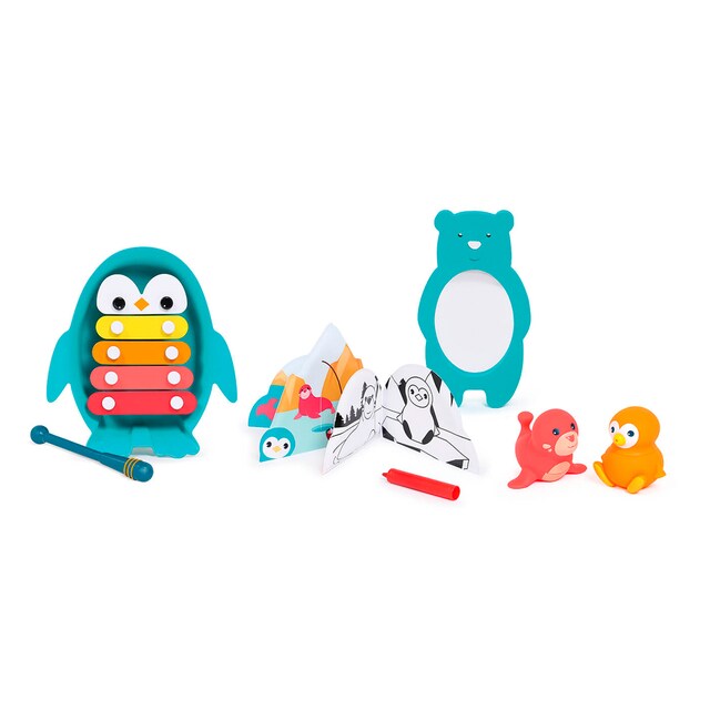 Conjunto de juguetes de baño Ludi de estimulación temprana