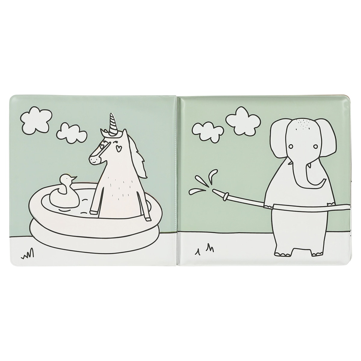 Libro de baño Trixie que se colorea en el agua Multicolor-4