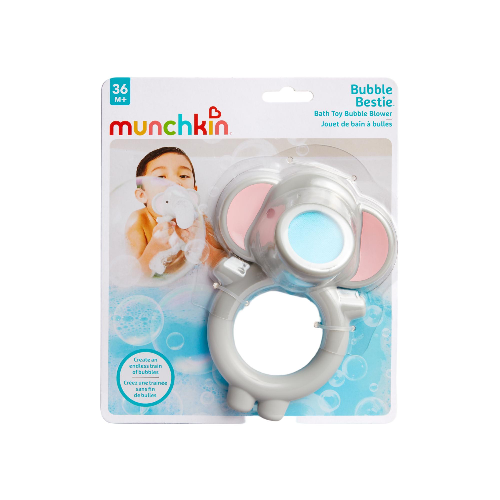 Juguete de baño Munchkin elefante soplador de burbujas - Gris claro Gris claro-5