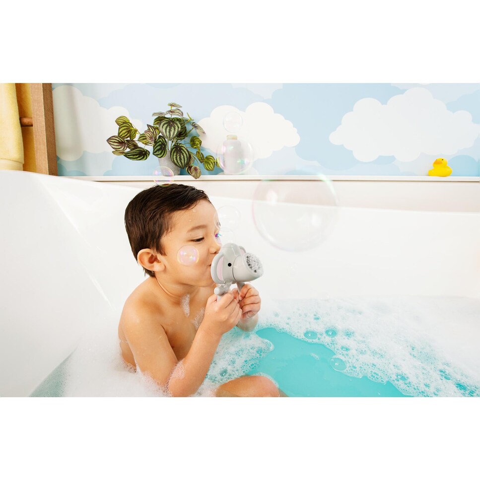 Imagen 0 de Juguete de baño Munchkin elefante soplador de burbujas Gris claro