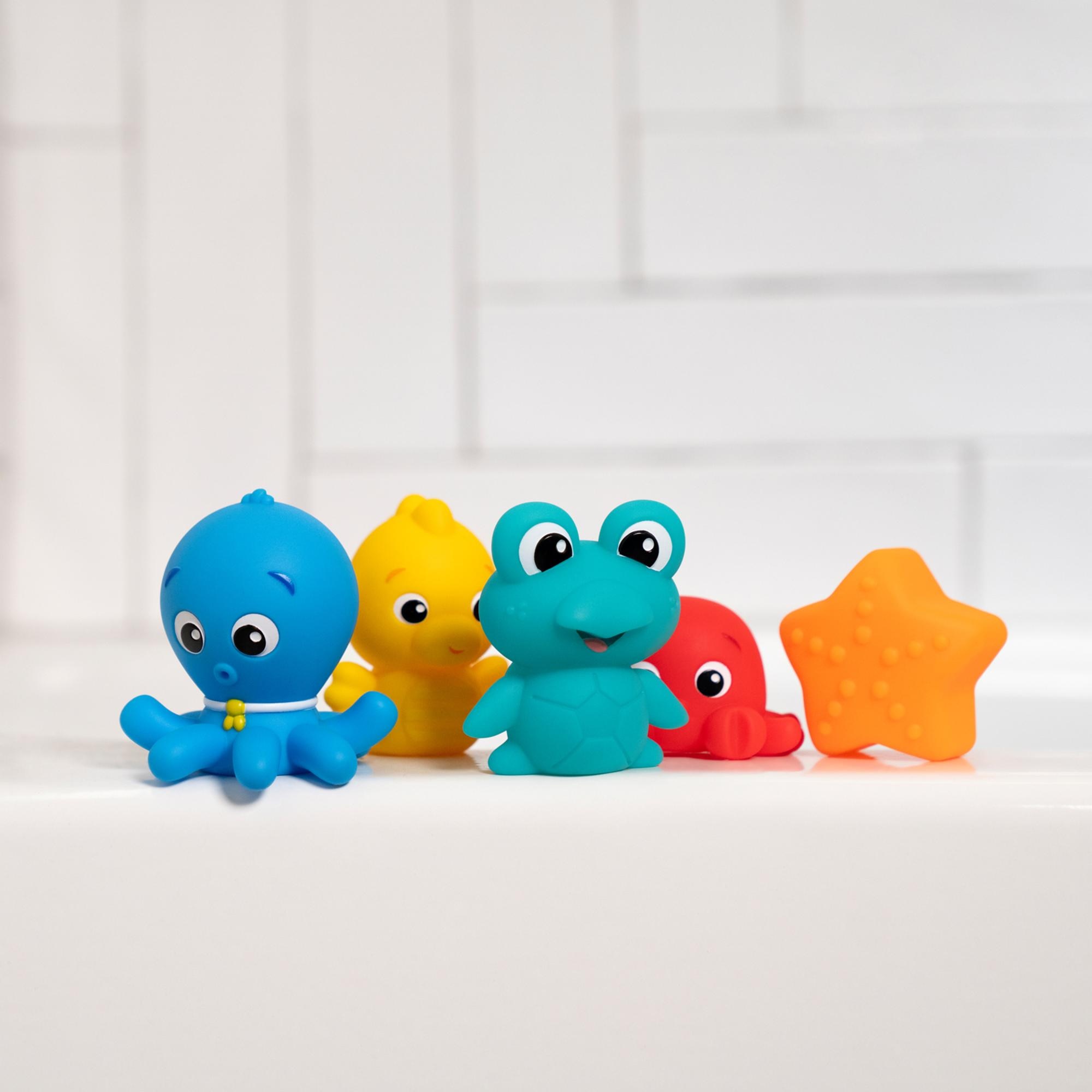 Conjunto de brinquedos para o banho Baby Einstein, 11 peças, Opus Bath Pals Multicolor-13