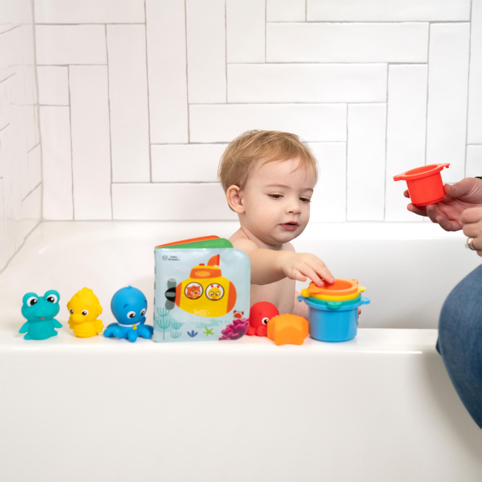 Conjunto de brinquedos para o banho Baby Einstein, 11 peças, Opus Bath Pals Multicolor-15