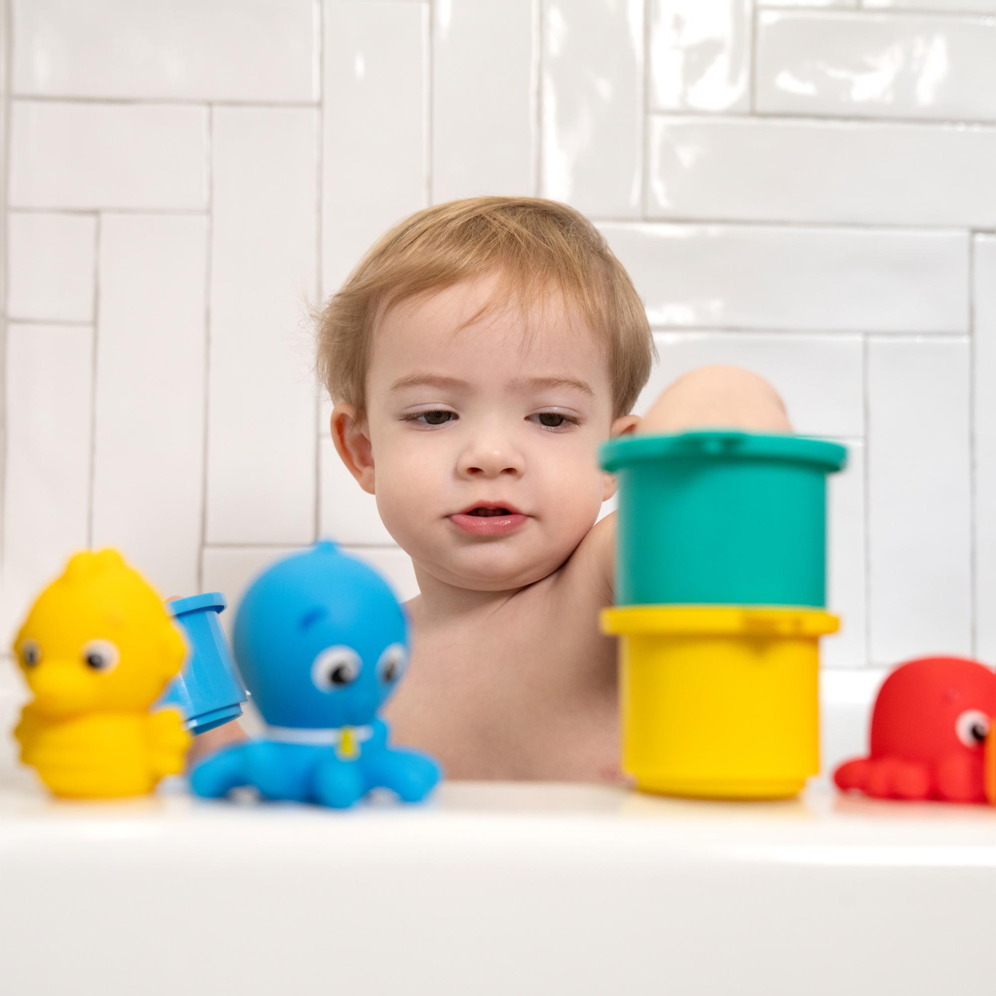 Conjunto de brinquedos para o banho Baby Einstein, 11 peças, Opus Bath Pals Multicolor-16