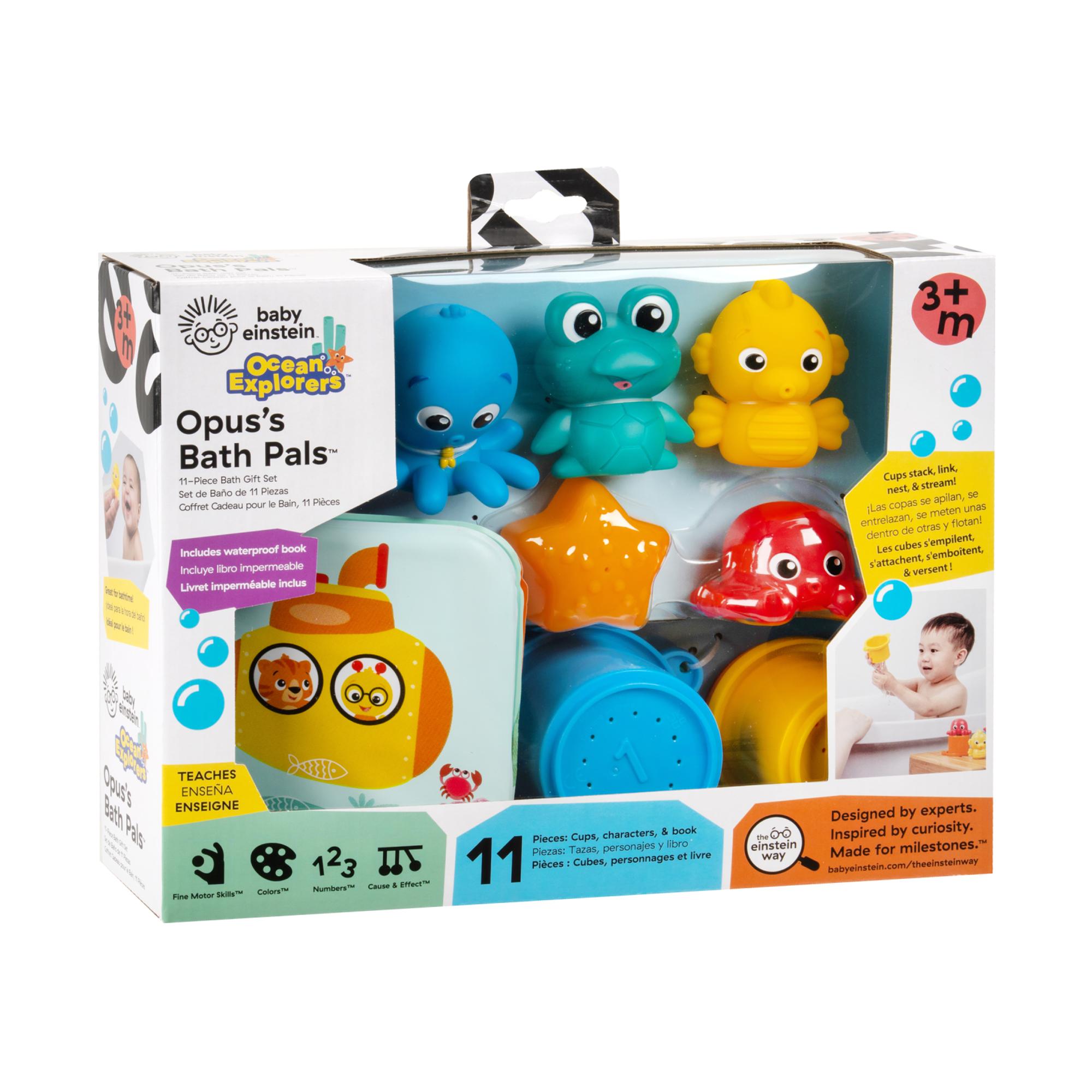 Conjunto de brinquedos para o banho Baby Einstein, 11 peças, Opus Bath Pals Multicolor-25
