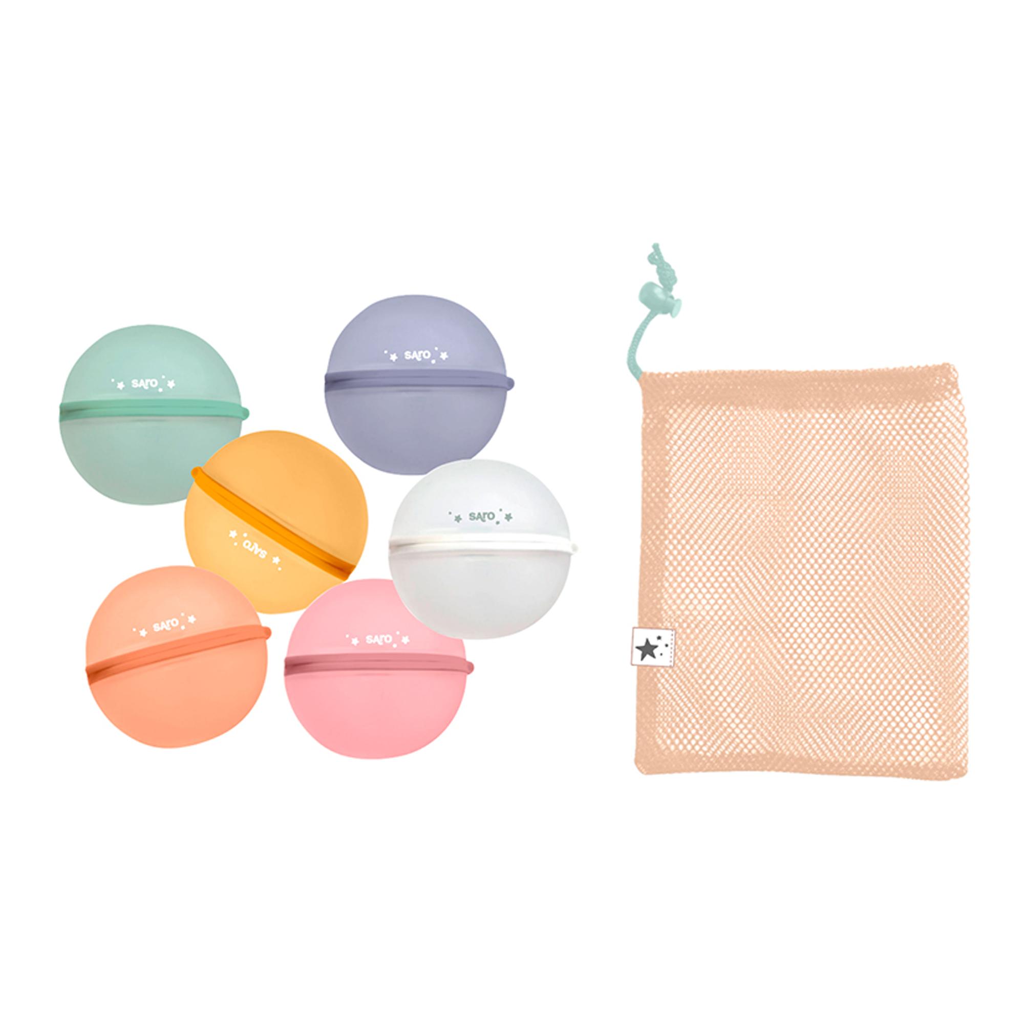 Balões de Água Reutilizáveis, Pack de 6 Unid Multicolor-3