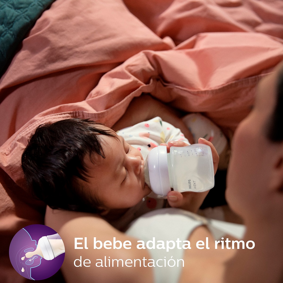 Biberón Philips Avent Natural Response, 125, 260 o 330ml - Transparente Transparente-4